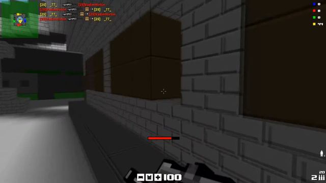 Блокада(3D FPS Online) Дуэль с очень сильно лагающим другом.. смотреть онлайн