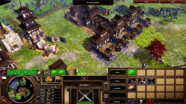 Age of Empires III: The Asian Dynasties — Прохождение Часть - 1: Осада Осаки. смотреть онлайн