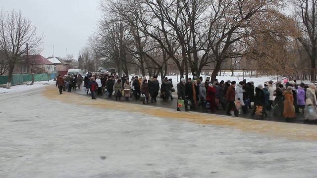 Крещение Господне Новоайдар 19 января 2015г Epiphany Novoaydar 19 January 2015 040 смотреть онлайн