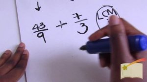 How to add fractions with different denominators.