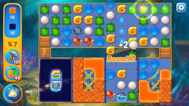 Fishdom HARD Level 2039 (iOS, Android)