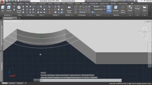 AutoCad 2D/3D Tutorials in Urdu/Hindi - part 64 flooring смотреть онлайн
