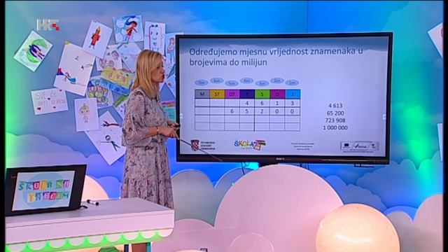 4. razred - Tablica mjesnih vrijednosti смотреть онлайн