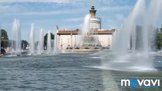 Видео#8. Шум фонтана на ВДНХ смотреть онлайн