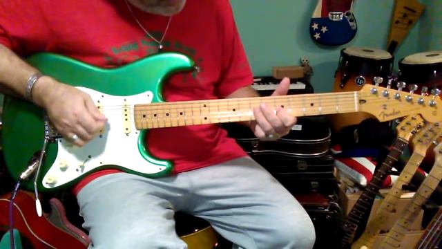 1989 Fender Stratocaster RARE ST-500VM Model Candy Apple Green 22 Frets J Series MIJ Fujigen смотреть онлайн