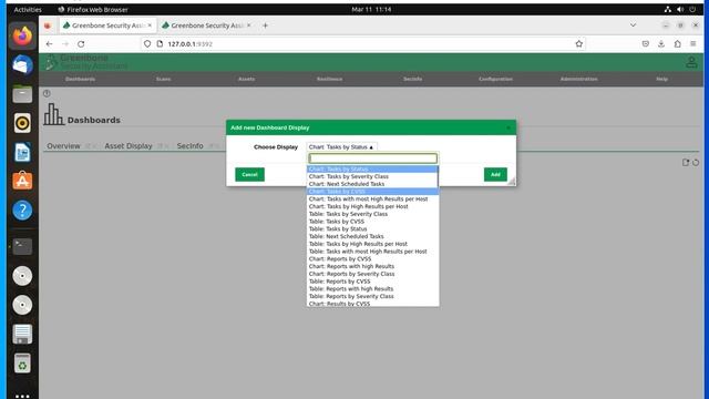 OpenVas Administration - Dashboard Menu смотреть онлайн