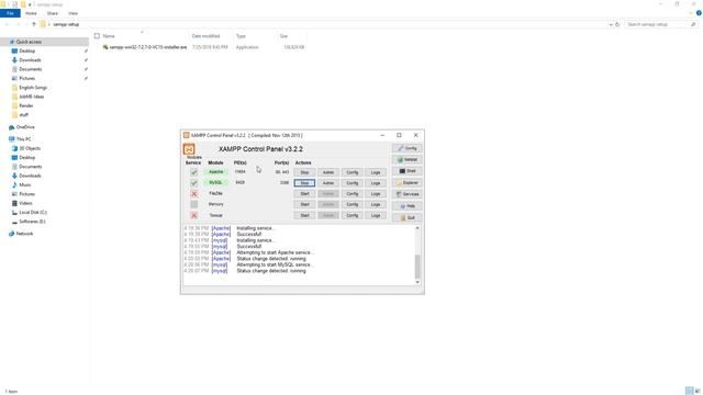 PHP MySQL Setup | How To Install PHP Apache and MySQL Server using XAMPP Installer смотреть онлайн
