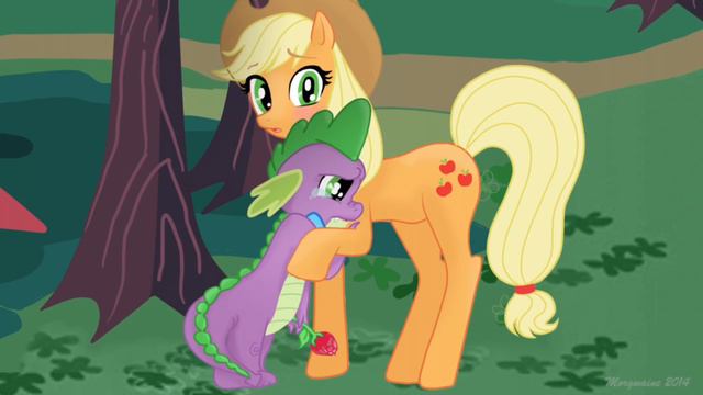 MLP:FIM 🐉Spike🐉 X 🍎Applejack🍎 - (MINI) Tribute - You Belong With Me смотреть онлайн