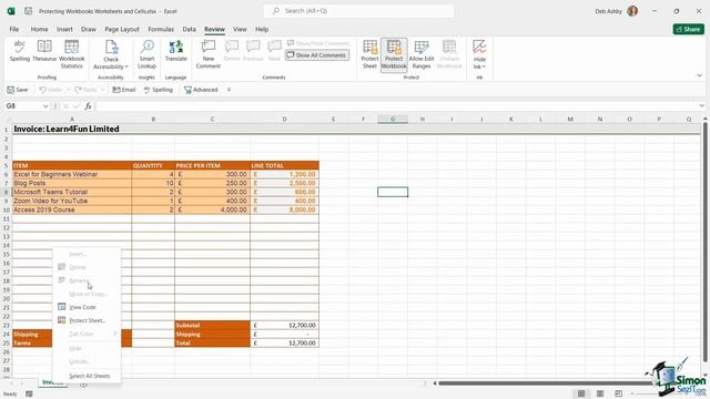 Protect Workbooks and Worksheets in Excel смотреть онлайн