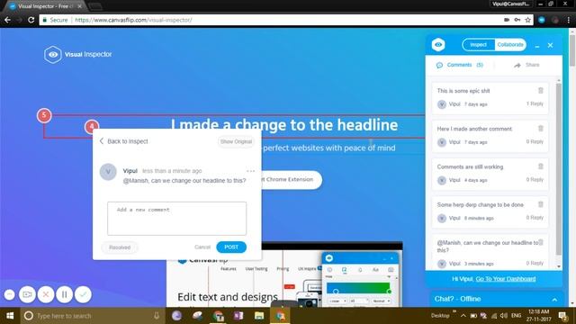 Visual Inspector Free Website feedback collaboration and design bug fixing tool смотреть онлайн