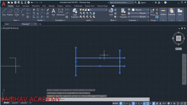Learn AutoCAD 2021 : Extend/Trim смотреть онлайн