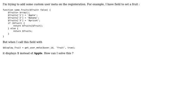 Wordpress: Read array in php? смотреть онлайн