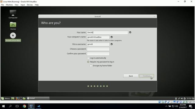 Linux Mint installation and setup demo (VirtualBox) смотреть онлайн