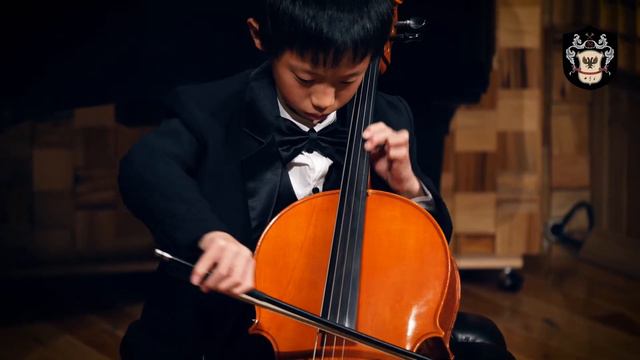 Jacques Chen, 8 years old, Allegro Appassionato, Saint Saens смотреть онлайн