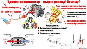 Удалил (выбил) катализатор - ВЫРОС РАСХОД! Почему?