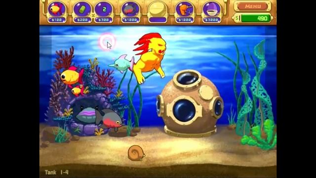 Insaniquarium Deluxe [PC] - Adventure Mode - Tank 1-1 to 1-5 - Walkthrough (Part 1) смотреть онлайн