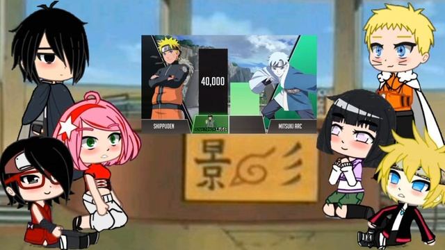 Boruto react to TEAM 7 vs NEW TEAM 7 || Boruto reage a Time 7 vs Novo Time 7 || gacha react смотреть онлайн