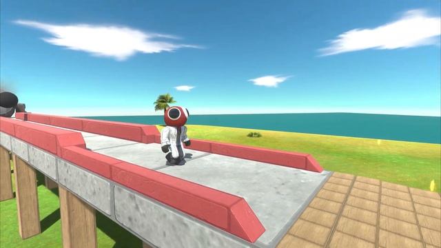 Monsters Run Away from a Giant Cannonball - Animal Revolt Battle Simulator смотреть онлайн