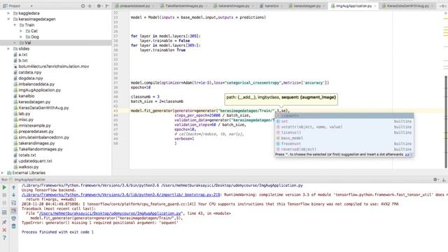 5.7 Coding our CustomDataGenerator with ImgAug - We're Done смотреть онлайн