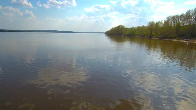 Полет над рекой Кама на Xiaomi mi drone 4k смотреть онлайн