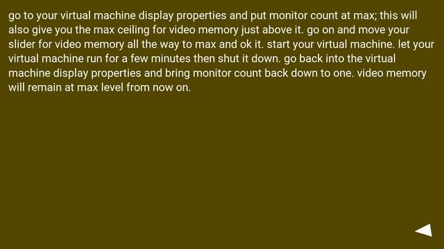 Is it possible to assign more video memory in VirtualBox? смотреть онлайн