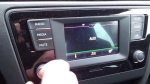 Шкода Рапид, 2015. AUX+USB+SDcard аудиосистемы NEW SWING 2.