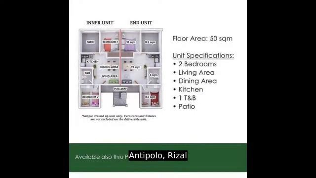 Fully furnished 50 sqm midrise condo in Antipolo thru Pag-ibig смотреть онлайн