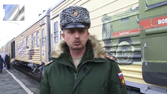 В Междуреченск прибыл эшелон с трофеями из Сирии смотреть онлайн