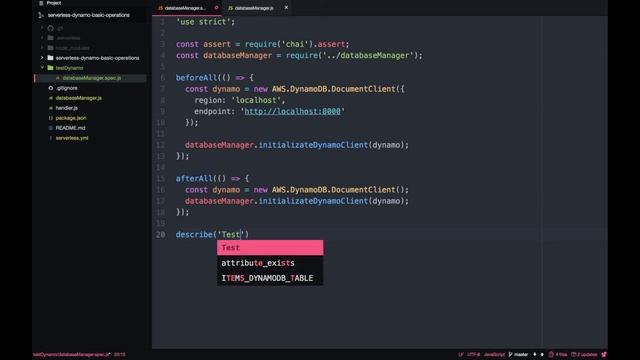 DynamoDB local testing | Serverless | FooBar смотреть онлайн