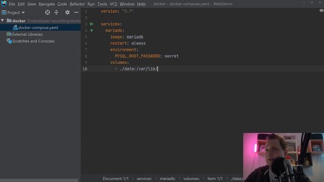 Docker Tutorial - basic setup MariaDB in a Docker container смотреть онлайн