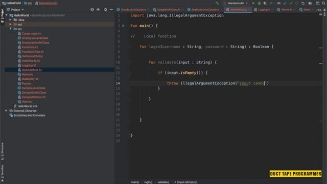 Kotlin tutorial - Local functions in Kotlin ( 13 ) смотреть онлайн