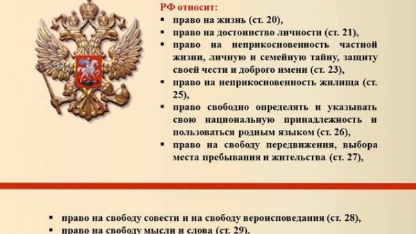 Личные права человека