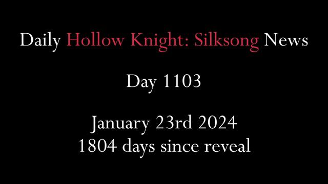 Daily Hollow Knight: Silksong News - Day 1103 смотреть онлайн