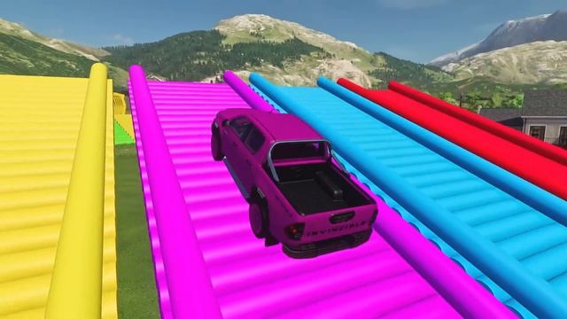 TRANSPORTING TOYOTA, FORD RAPTOR, CHEVROLET CARS WITH MERCEDES TRUCKS - Farming Simulator 22