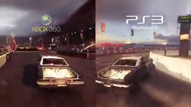 Dirt: Showdown PS3 Vs Xbox 360 Comparison