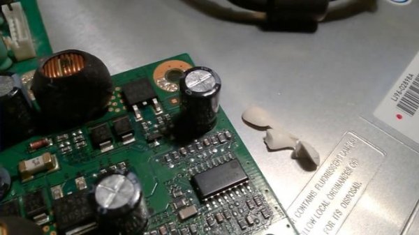 Dell 2007 FPb TearDown, небольшой, но важный, ремонт монитора