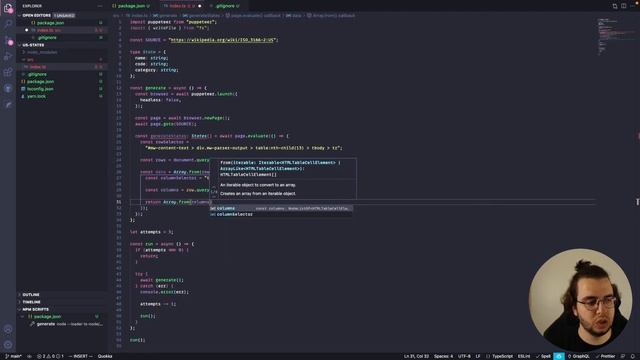 Automating Data Crawling from Wikipedia with Puppeteer смотреть онлайн