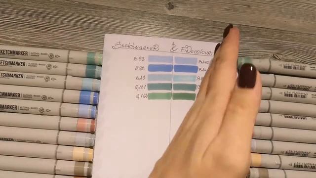 Sketshmarker & finecolour выкраска цветов смотреть онлайн
