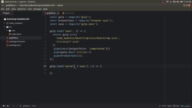 Bootstrap 4 | Configurancion con Gulp, Sass, Font Awesome y BrowserSync смотреть онлайн