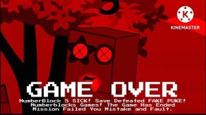 Numberblocks 5 Adventure Game over Bootleg