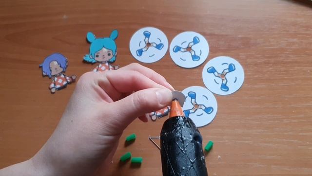 спиннер из бумаги, тока бока, бесплатная схемаспинер из бумаги, тока бока, бесплатная схема