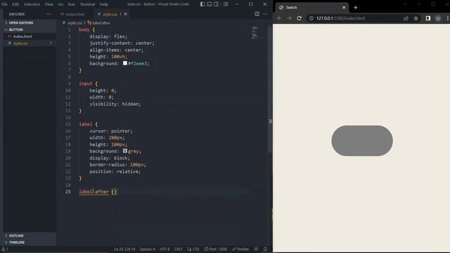 ON/OFF Button Using HTML & CSS | Toggle Switch | Custom Checkbox смотреть онлайн