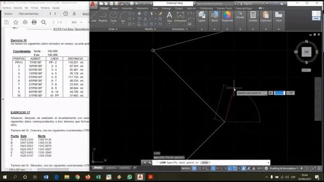 AutoCad-Ejercicio 16 I 03-06-201 Dibujo Topografico смотреть онлайн