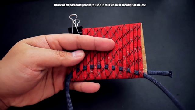 How To Make A Slim Paracord Wallet Tutorial | Paracord Card Holder смотреть онлайн