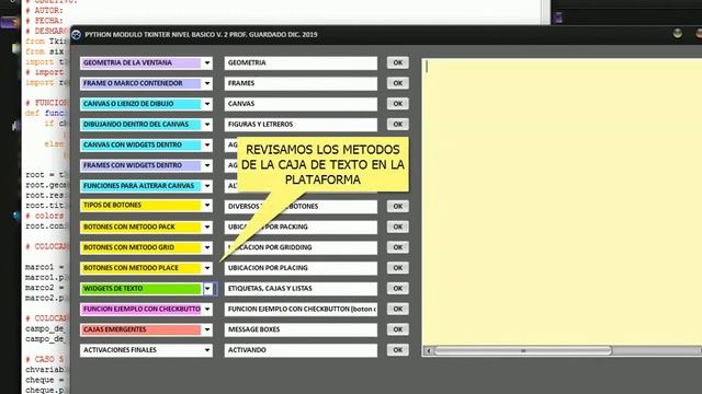 TKINTER (python) ejercicio 1 parte I: usando widget CHECKBUTTON o caja de chequeo смотреть онлайн