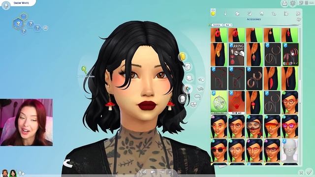 Making Sims 4 Disney Princesses But in Dark Aesthetics // Sims 4 CAS смотреть онлайн