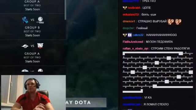 Папич слушает "Линда - Я бросаюсь на стекло" Шок контент TI7 смотреть онлайн