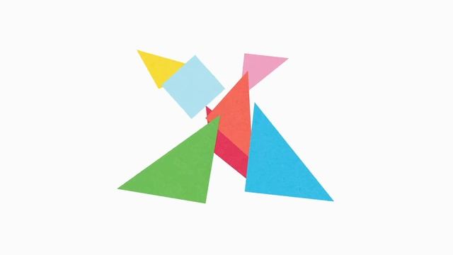 Tangram Alphabet ABC For Kids - Learn The Alphabet With Colourful Tangram Puzzle Pieces
