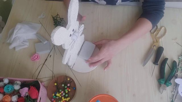 Пасхальная композиция/Пасхальная поделка в школу, в садик/Декор смотреть онлайн