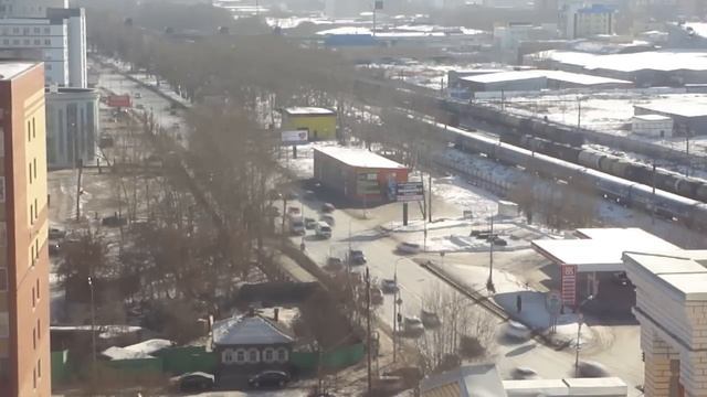 Трафик на 50 лет ВЛКСМ. Тюмень. Time Lapse. (HD) смотреть онлайн